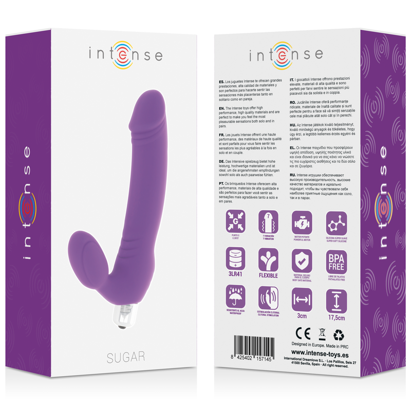 INTENSE - SUCRE SEPT VITESSES SILICONE LILAS INTENSE FUN