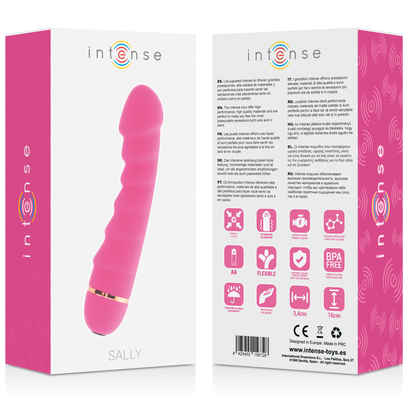 INTENSE - SALLY 20 VITESSES SILICONE ROSE INTENSE FUN