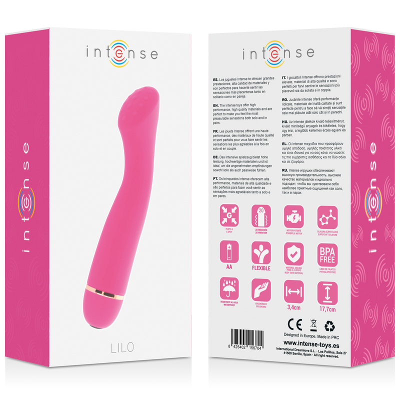INTENSE - LILO 20 VITESSES SILICONE ROSE INTENSE FUN