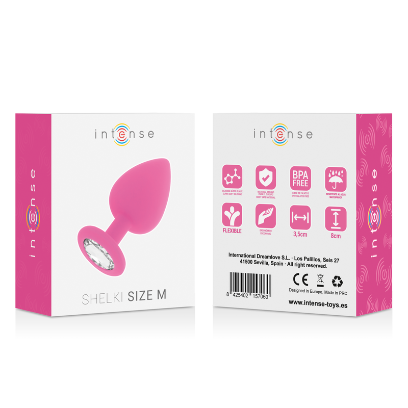 INTENSE - PLUG ANAL SHELKI M FUCHSIA INTENSE ANAL TOYS