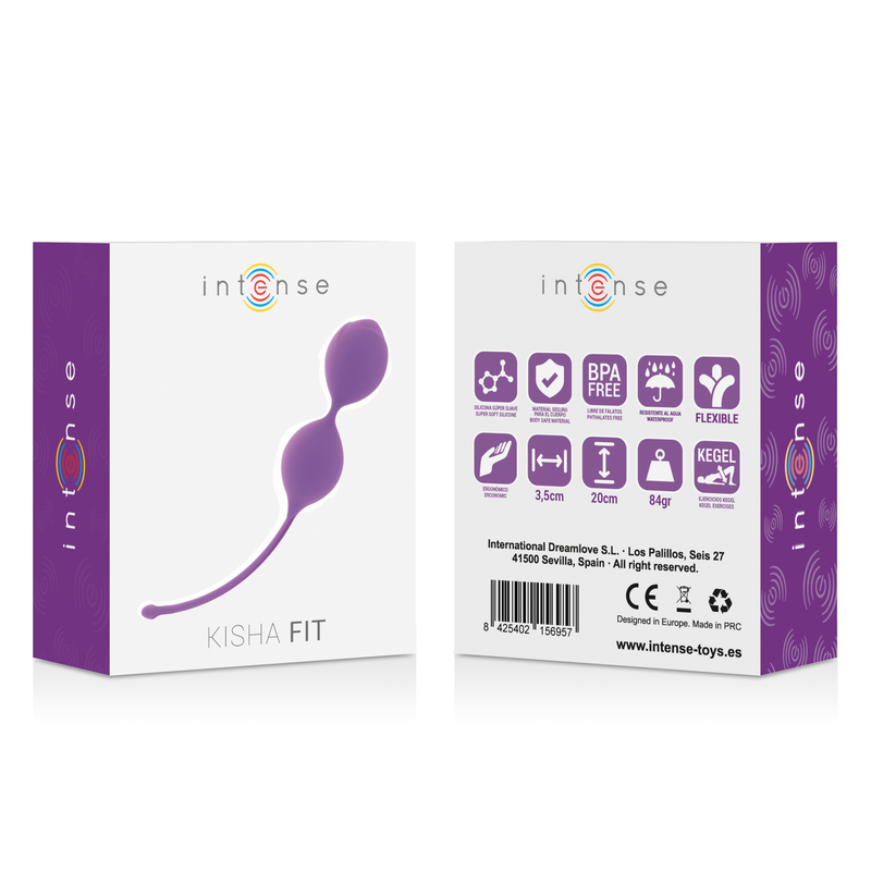 INTENSE - KISHA FIT SILICONE KEGEL LILAS INTENSE HEALTH & FUN