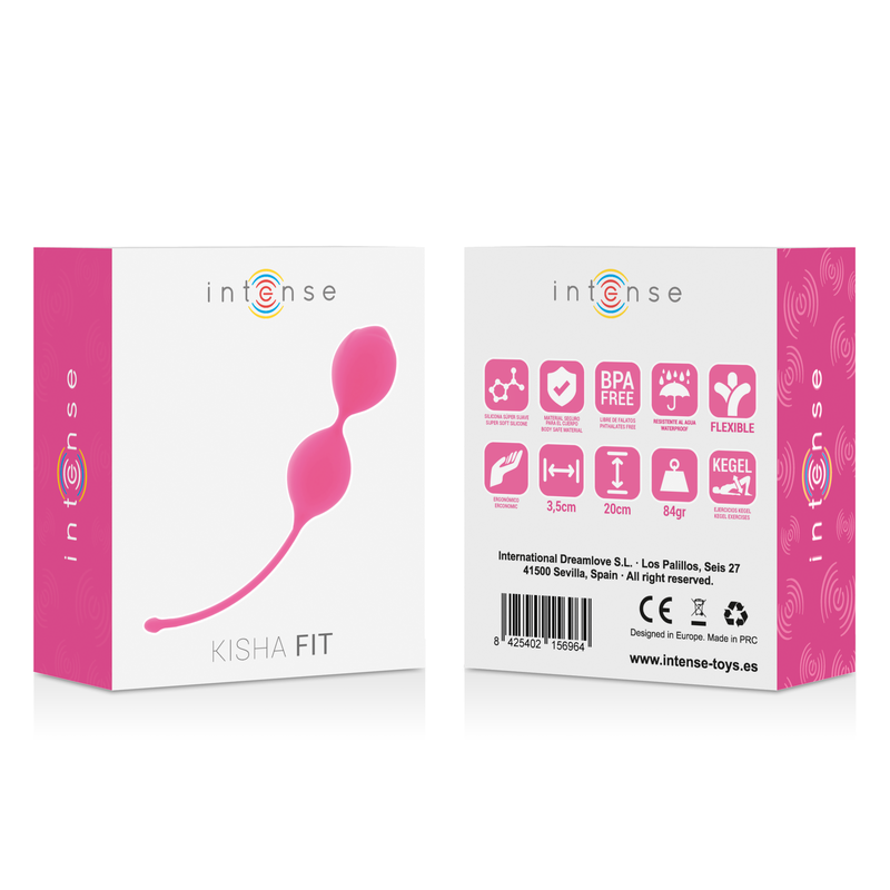 INTENSE - KISHA FIT SILICONE KEGEL FUCHSIA INTENSE HEALTH & FUN