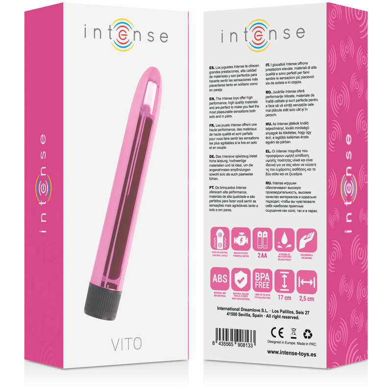 INTENSE - VIBRATEUR VITO ROSE INTENSE FUN