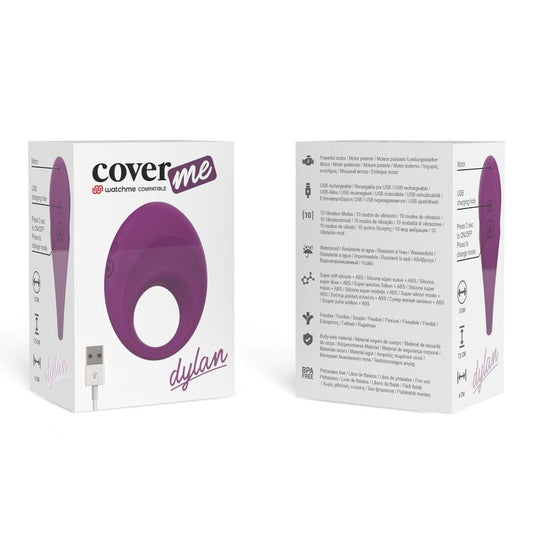 COVERME - BAGUE RECHARGEABLE DYLAN COMPATIBLE AVEC LA TECHNOLOGIE SANS FIL WATCHME COVERME