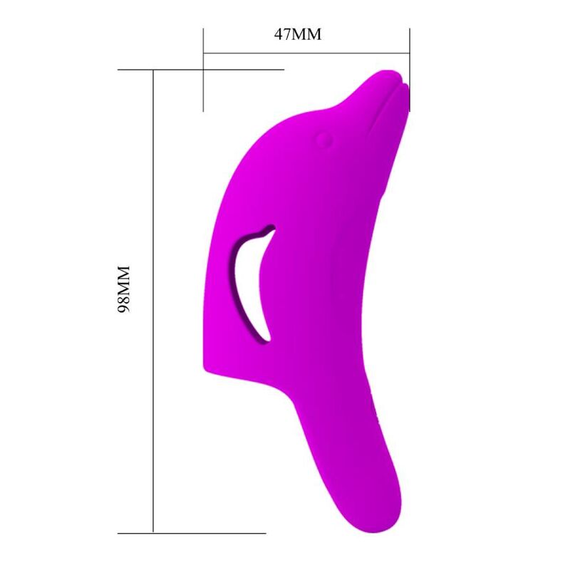 PRETTY LOVE - PUISSANT STIMULATEUR DE DOIGTS VIOLET DELPHINI PRETTY LOVE