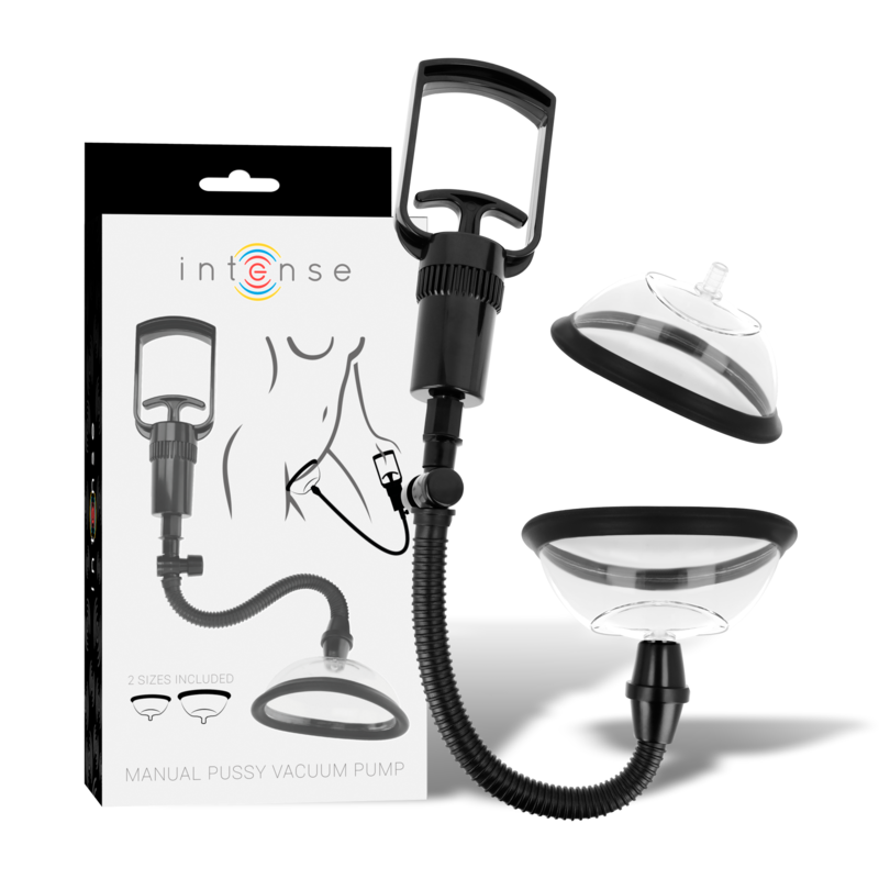 INTENSE - POMPE VAGINALE MANUELLE AVEC DEUX COUPELLES INTERCHANGEABLES INTENSE PUMP