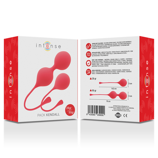 INTENSE - PACK BALLES KEGEL KENDALL ROUGE INTENSE HEALTH & FUN