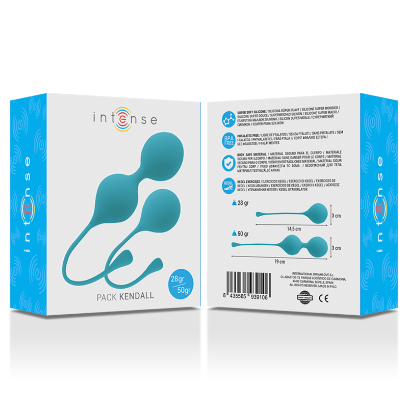 INTENSE - PACK BALLES KEGEL KENDALL BLEU INTENSE HEALTH & FUN