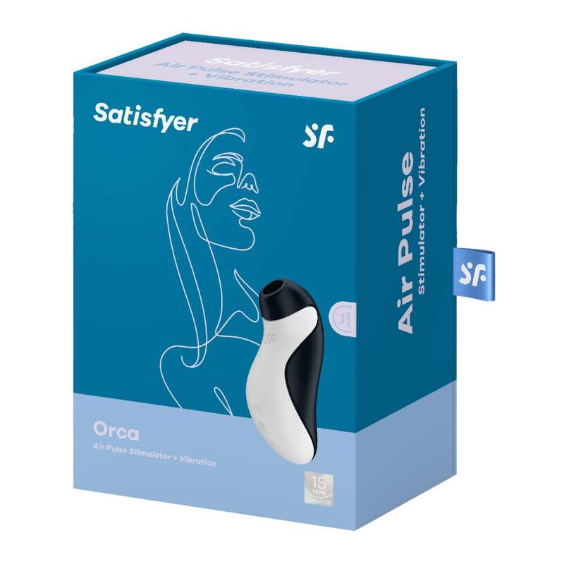 SATISFYER - STIMULATEUR + VIBRATION ORCA SATISFYER AIR PULSE