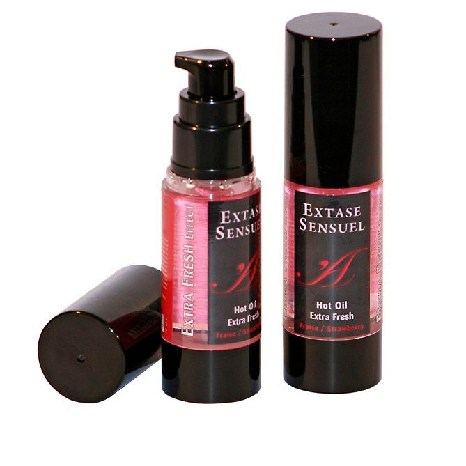EXTASE SENSUAL - HUILE DE MASSAGE EFFET FRAISE EXTRA FRAÎCHE 30 ML EXTASE SENSUAL