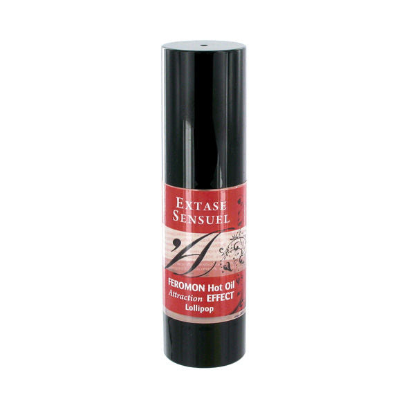 EXTASE SENSUAL - HUILE DE MASSAGE EFFET CHAUFFANT AUX PHÉROMONES SUCETTES 30 ML EXTASE SENSUAL