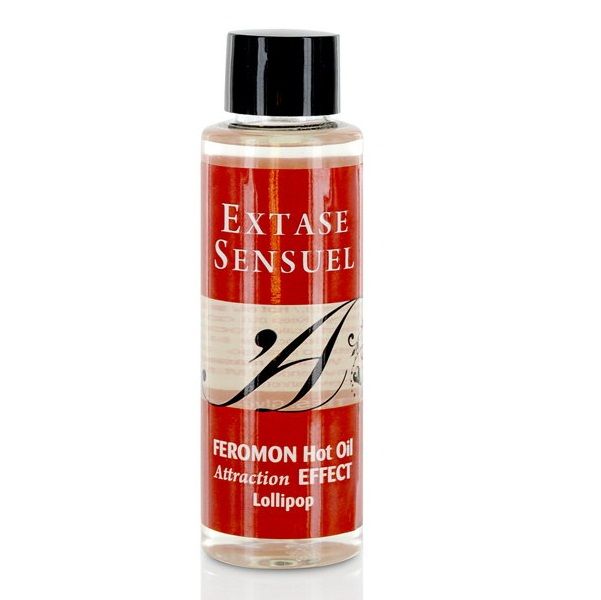 EXTASE SENSUAL - HUILE DE MASSAGE EFFET THERMIQUE AUX PHÉROMONES PIRULET 100 ML EXTASE SENSUAL