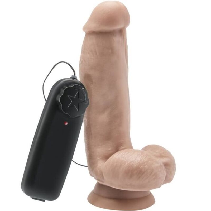 GET REAL - GODE 12 CM AVEC BILLES VIBRATEUR SKIN GET REAL