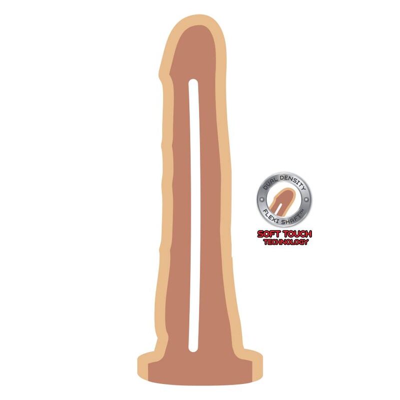 GET REAL - PEAU DOUBLE DENSITÉ DONG 19 CM GET REAL