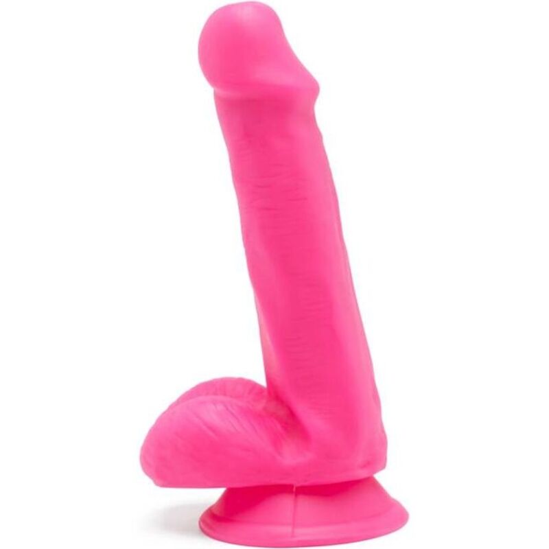 GET REAL - GODE HAPPY DICKS 12 CM BALLES ROSE GET REAL