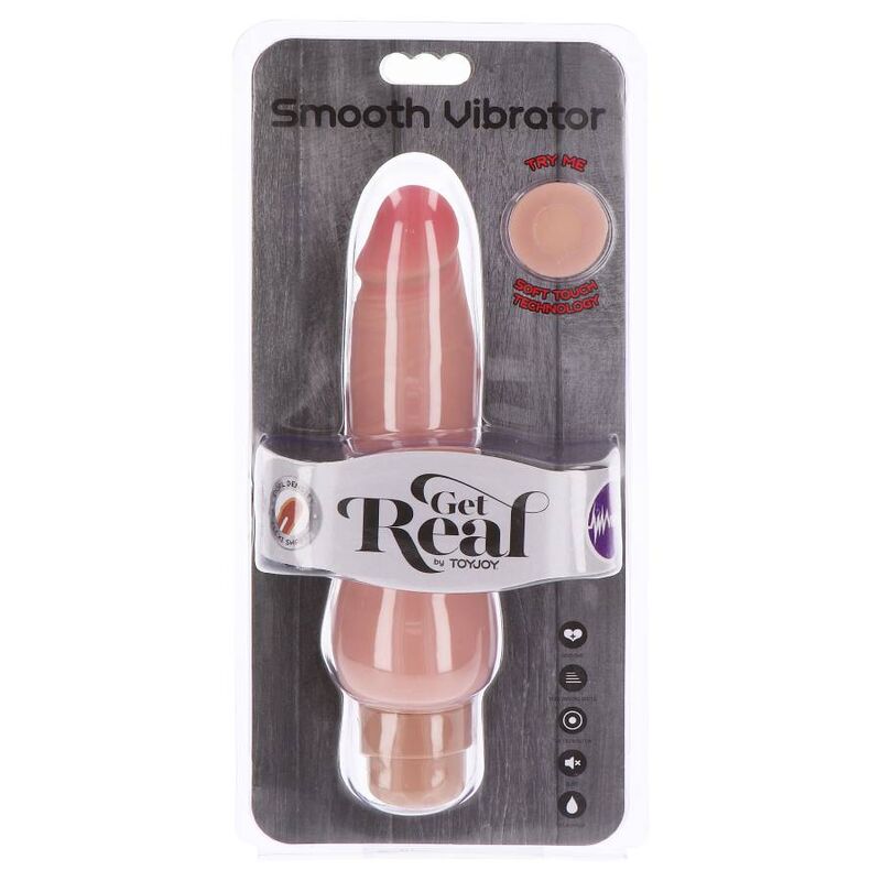 GET REAL - PEAU DE VIBRATEUR LISSE DOUBLE DENSIT? GET REAL