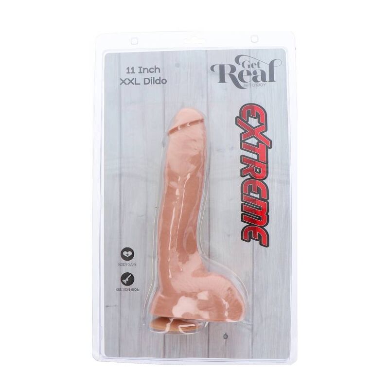 GET REAL - GODE EXTREME XXL 28 CM PEAU GET REAL