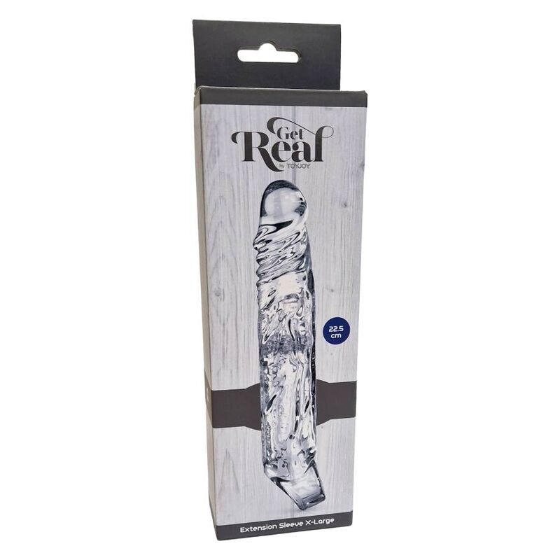 GET REAL - MANCHON DEXTENSION XLARGE TRANSPARENT GET REAL