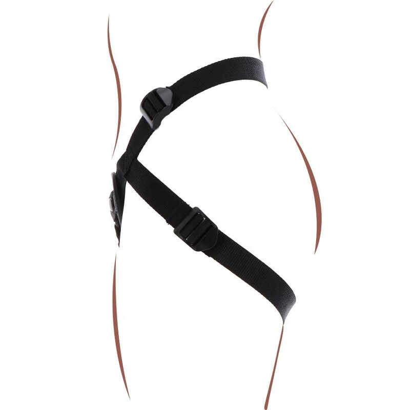 GET REAL - HARNAIS DE PLAISIR  STRAP-ON NOIR GET REAL