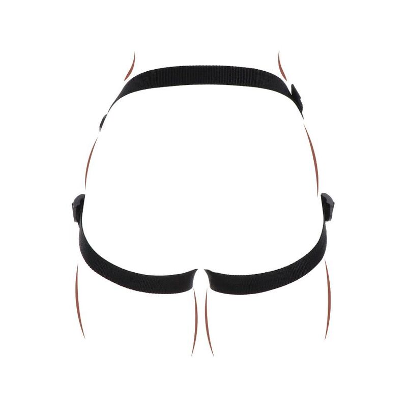 GET REAL - HARNAIS DE PLAISIR  STRAP-ON NOIR GET REAL
