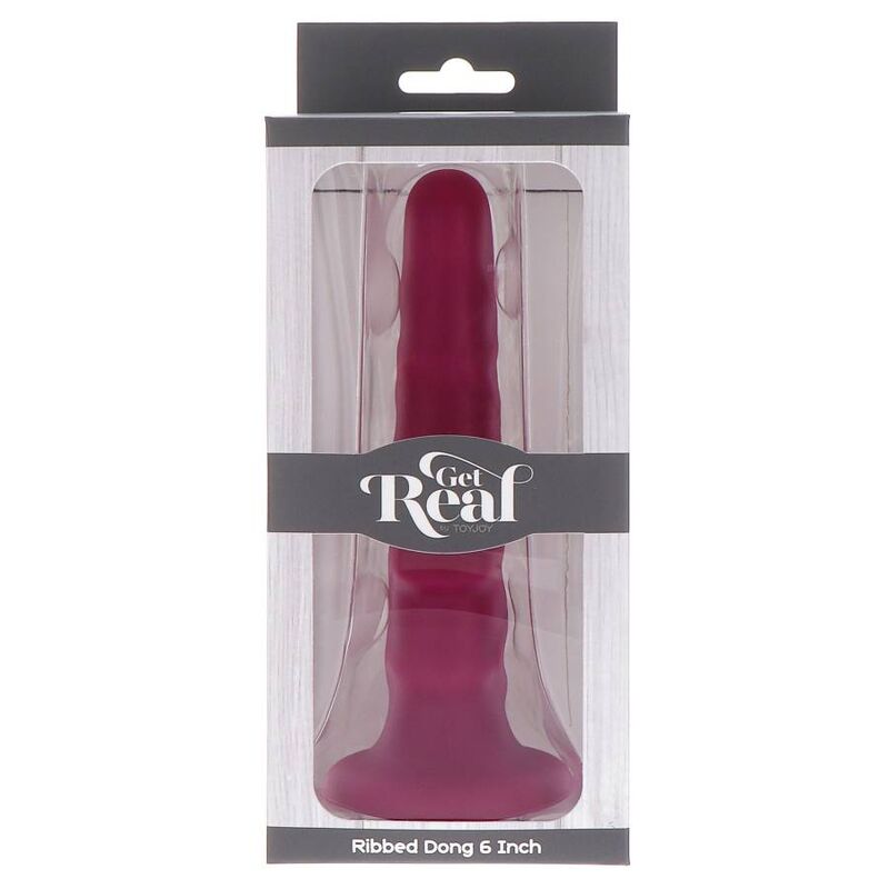 GET REAL - DONG CÔTELÉ 12 CM ROUGE GET REAL