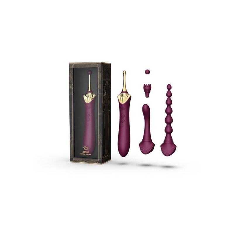 ZALO - BESS 2 CLITORAL MASSAGER PURPLE ZALO
