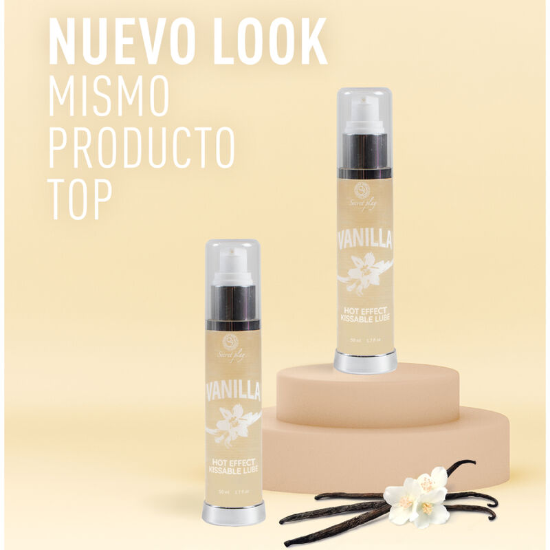 SECRETPLAY - LUBRIFIANT 2-1 EFFET CHALEUR VANILLE 50 ML SECRETPLAY COSMETIC