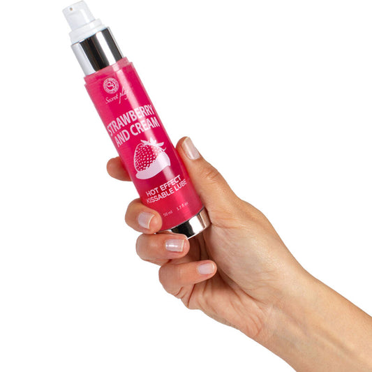 SECRETPLAY - LUBRIFIANT 2-1 EFFET CHALEUR FRAISE & CRÈME 50 ML SECRETPLAY COSMETIC