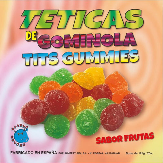 DIABLO GOLOSO - TÉTINES GOMMEUSES EN SUCRE ASSORTIES DIABLO GOLOSO