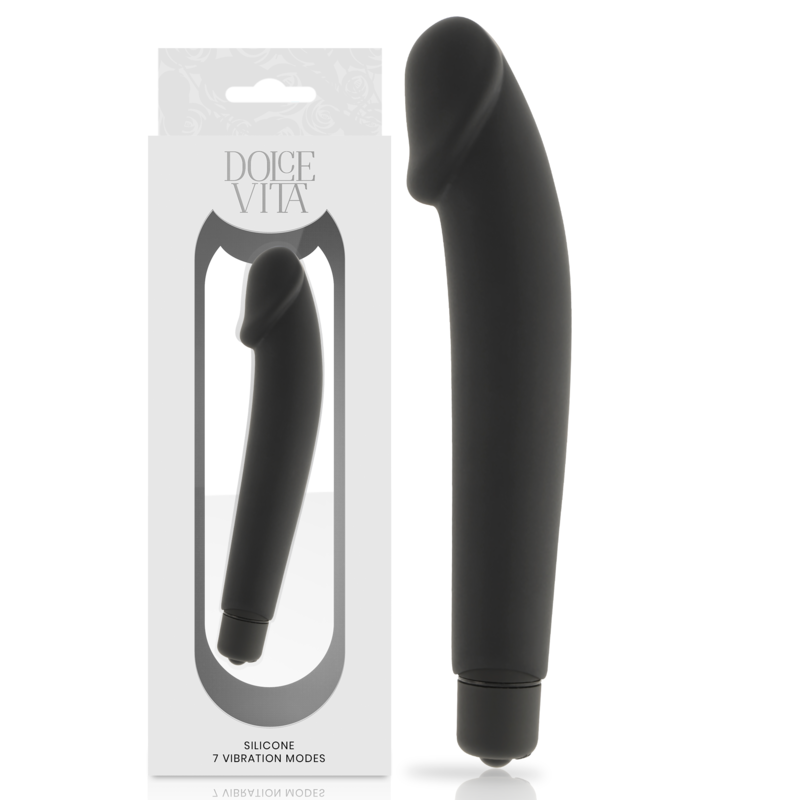 DOLCE VITA - REALISTIC BLACK SILICONE DOLCE VITA
