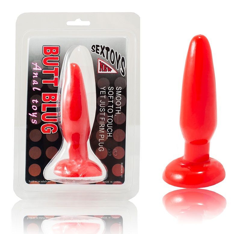 BAILE - PETIT PLUG ANAL ROUGE 15 CM BAILE ANAL