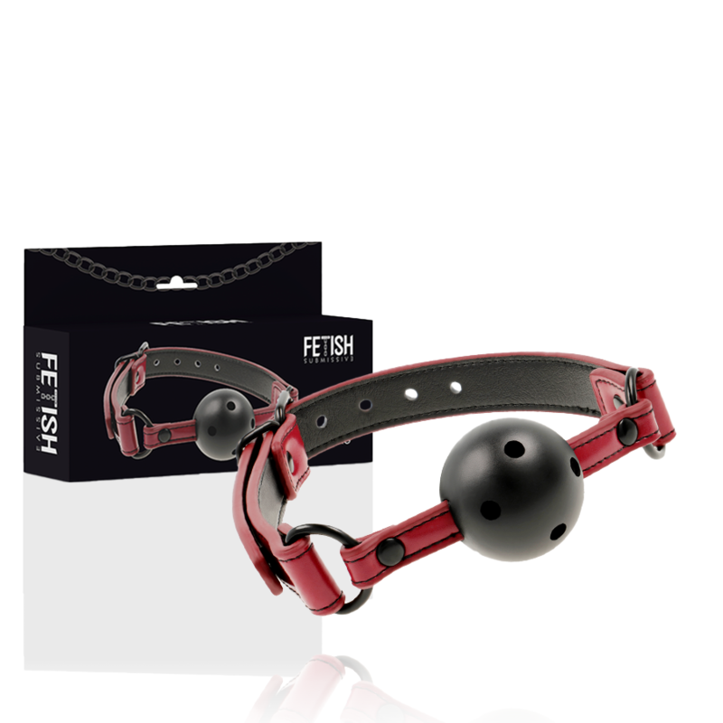 FETISH SUBMISSIVE DARK ROOM - BÂILLON RESPIRANT FETISH SUBMISSIVE DARK ROOM