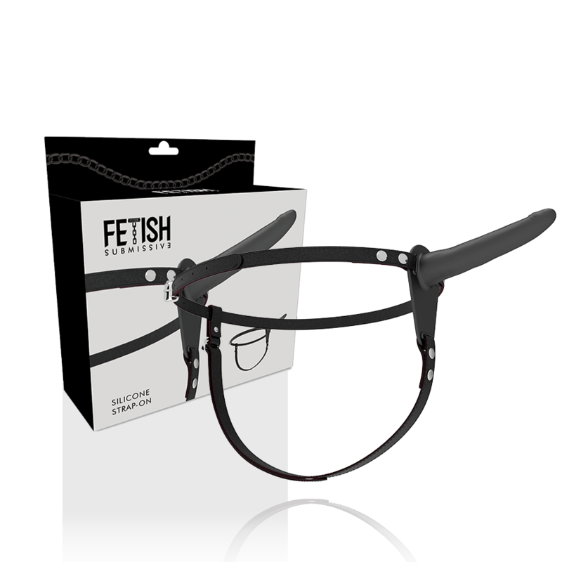 FETISH SUBMISSIVE HARNESS - SILICONE NOIR 15 CM FETISH SUBMISSIVE HARNESS