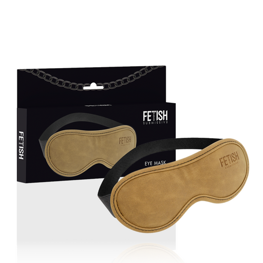 FETISH SUBMISSIVE ORIGIN - MASQUE EN CUIR VEGAN AVEC DOUBLURE EN NÉOPRÈNE FETISH SUBMISSIVE ORIGIN