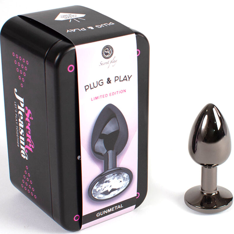 SECRETPLAY - PLUG ANAL EN GUNMETAL PETITE TAILLE 7 CM SECRETPLAY TOYS