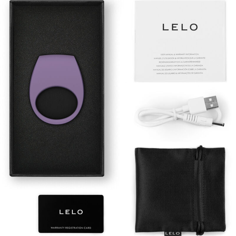 LELO - ANNEAU VIBRATEUR VIOLETTE TOR 3 LELO