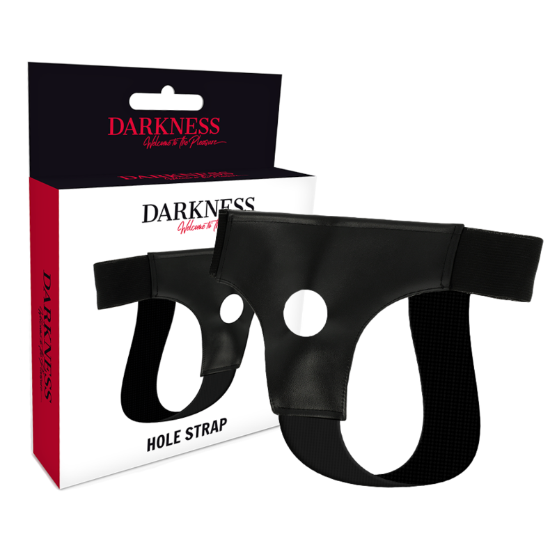 DARKNESS - HARNAIS AVEC TROU TAILLE UNIQUE DARKNESS SENSATIONS