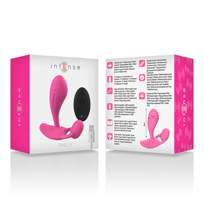 INTENSE - TÉLÉCOMMANDE ANAL SHELLY PLUG ROSE INTENSE ANAL TOYS