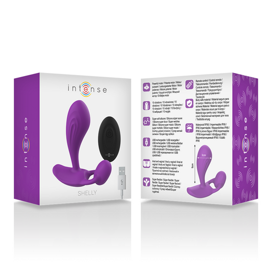 INTENSE - TÉLÉCOMMANDE ANAL SHELLY PLUG VIOLET INTENSE ANAL TOYS