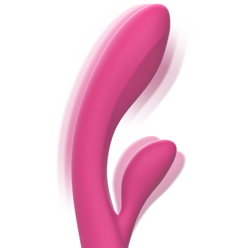 INTENSE - VIBRATEUR LUIGI RABBIT SILICONE LIQUIDE ROSE INTENSE FUN