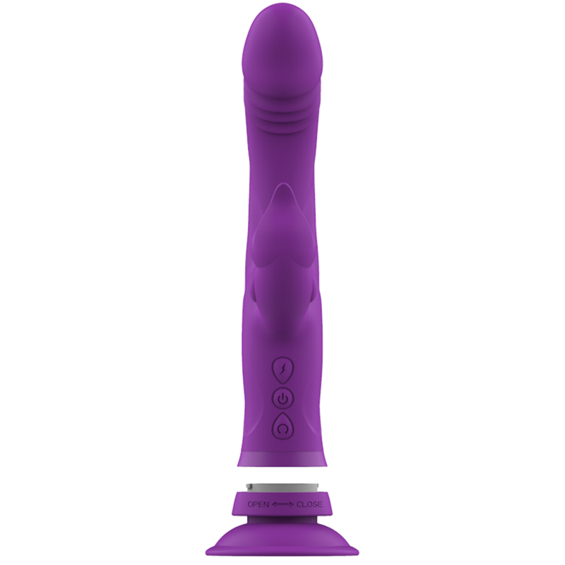 INTENSE - VIBRATEUR EN SILICONE CASANOVA RABBIT TRIPLE MOTEUR VIOLET INTENSE FUN
