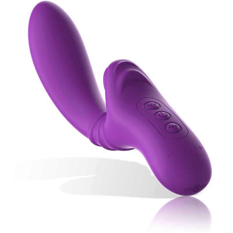 INTENSE - VIBRATEUR FLEXIBLE HARRY AVEC LANGUE VIOLET INTENSE FUN