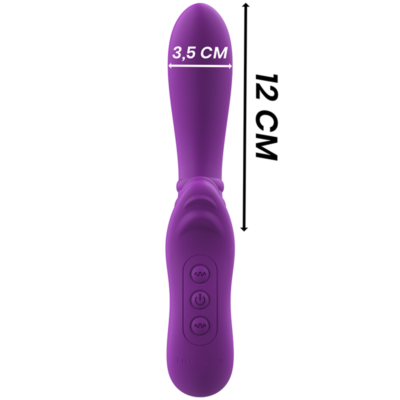 INTENSE - VIBRATEUR FLEXIBLE HARRY AVEC LANGUE VIOLET INTENSE FUN