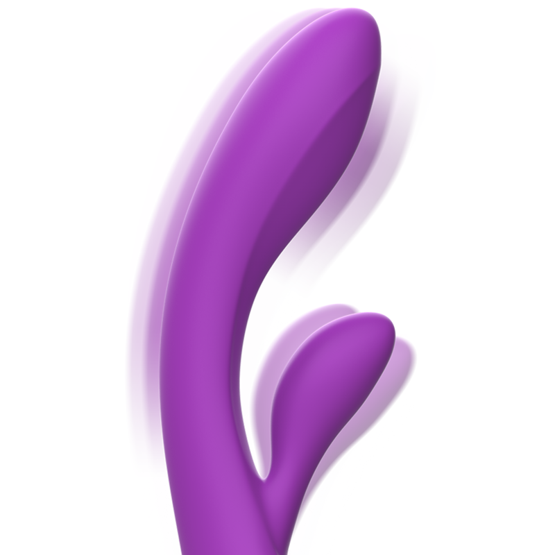INTENSE - LUIGI RABBIT VIBRATEUR LIQUIDE SILICONE VIOLET INTENSE FUN