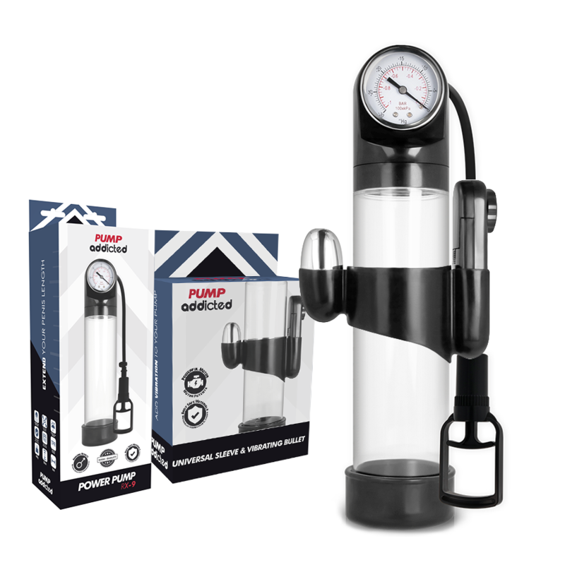 PUMP ADDICTED - VIBRATEUR TRANSPARENT RX9 PUMP ADDICTED