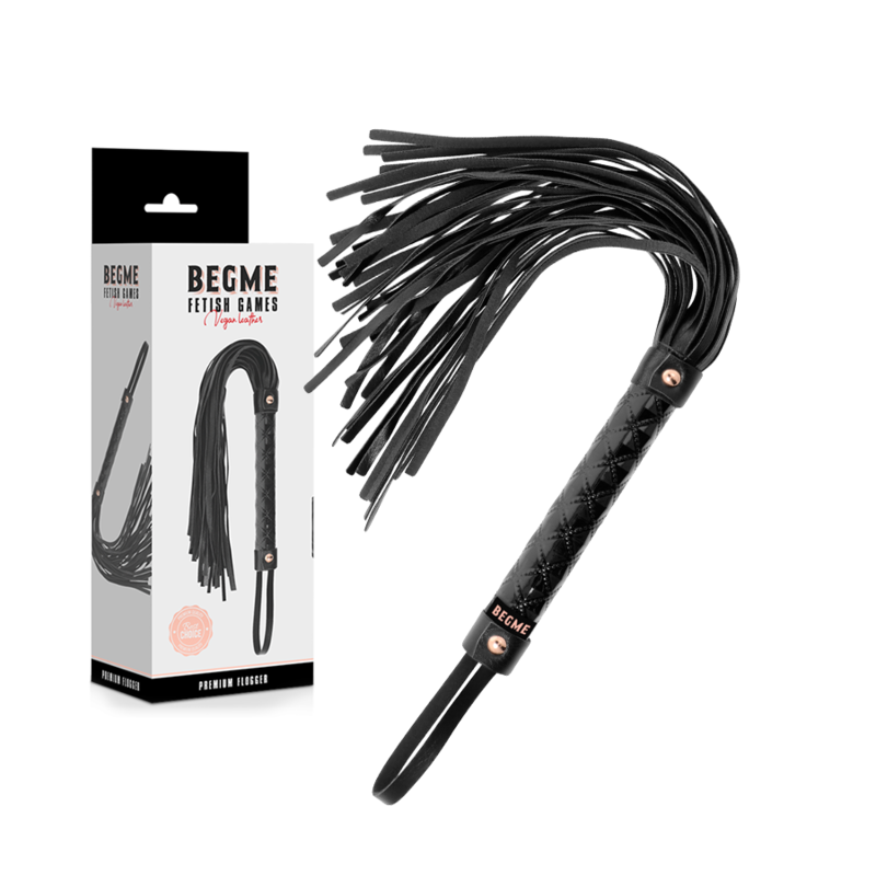 BEGME - BLACK EDITION FLOGGER EN CUIR VEGAN BEGME BLACK EDITION