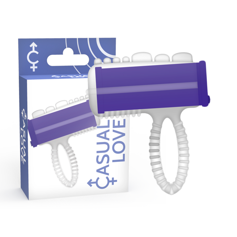CASUAL LOVE - RING VIBRATOR LILAC TONGUE CASUAL LOVE