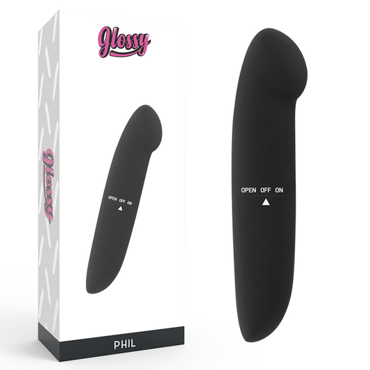 GLOSSY - VIBRATEUR PHIL NOIR GLOSSY