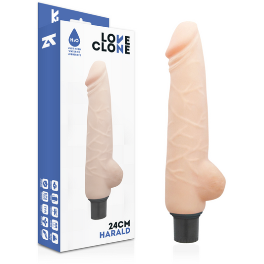 LOVECLONE - VIBRATEUR AUTOLUBRIFIANT HARALD 24 CM -O- 4 CM LOVECLONE