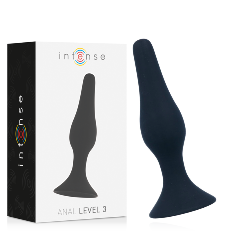 INTENSE - ANAL NIVEAU 3 12,5CM NOIR INTENSE ANAL TOYS